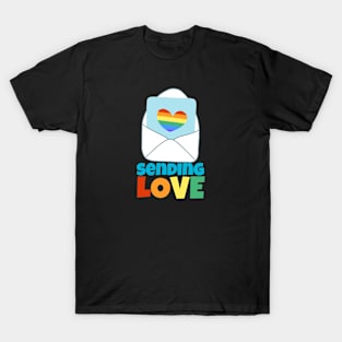 Sending Love LGBT Pride T-Shirt